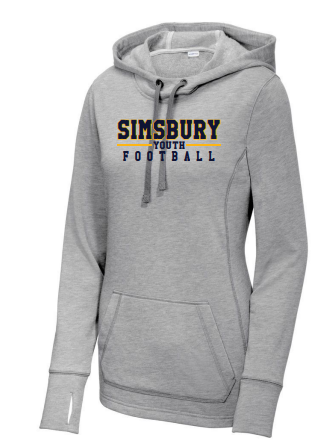 SYF Ladies PosiCharge ® Tri-Blend Wicking Fleece Hooded Pullover