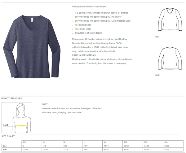 Ladies Long Sleeve Shirt