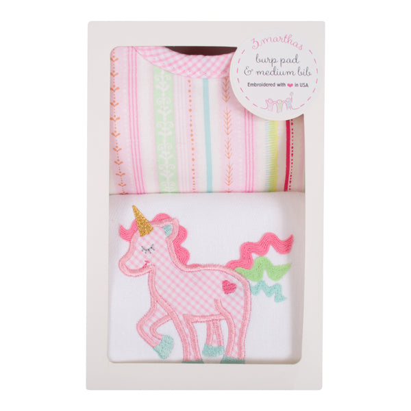 Medium Bib & Burp Box Set