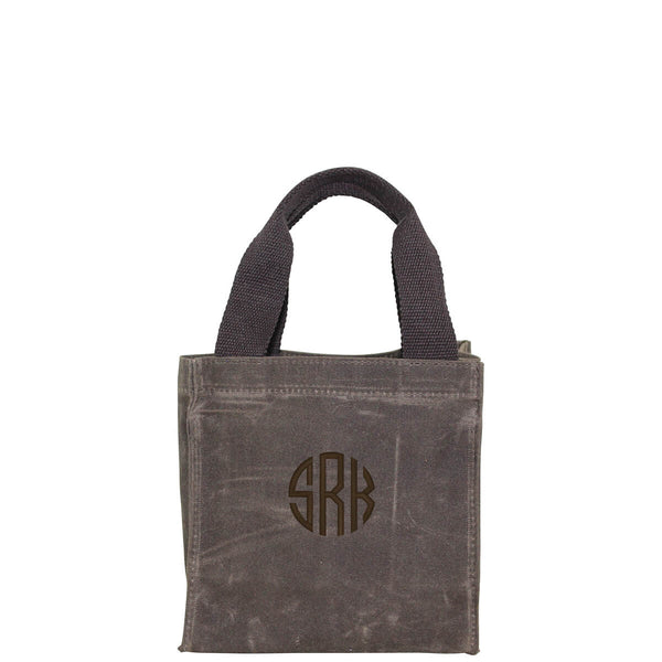Waxed Canvas 6-Pack Beer Bottle Tote