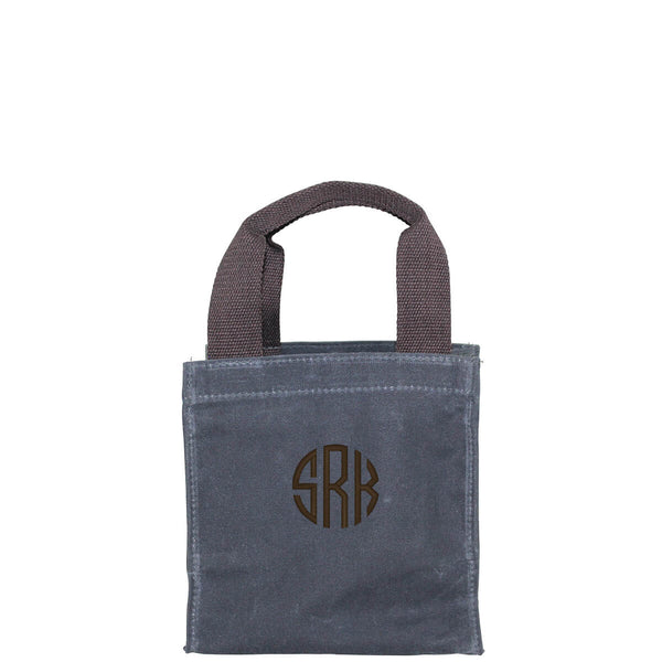 Waxed Canvas 6-Pack Beer Bottle Tote