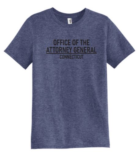 State of Connecticut Attorney General Mens Tri- Blend T-Shirt