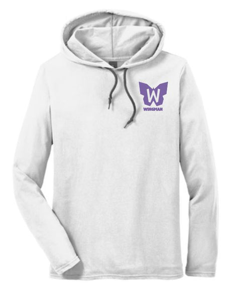 Wingman Unisex Softstyle® Long Sleeve Hood Tee