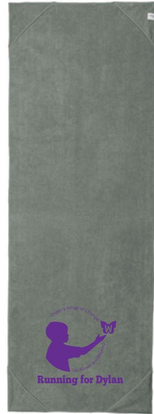 Running For Dylan Microfiber Stay Fitness Mat Towel