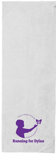 Running For Dylan Microfiber Stay Fitness Mat Towel