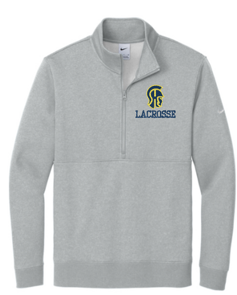 Trojans Lacrosse Nike Club Fleece Sleeve Swoosh 1/2-Zip