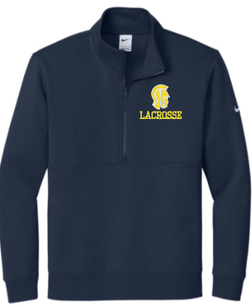 Trojans Lacrosse Nike Club Fleece Sleeve Swoosh 1/2-Zip