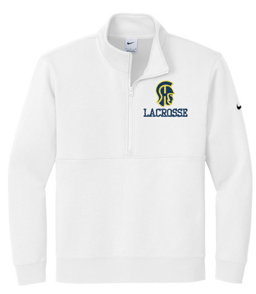 Trojans Lacrosse Nike Club Fleece Sleeve Swoosh 1/2-Zip