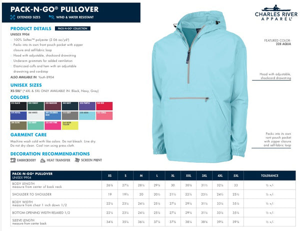 Simsbury Shock Pack-N-Go® Pullover