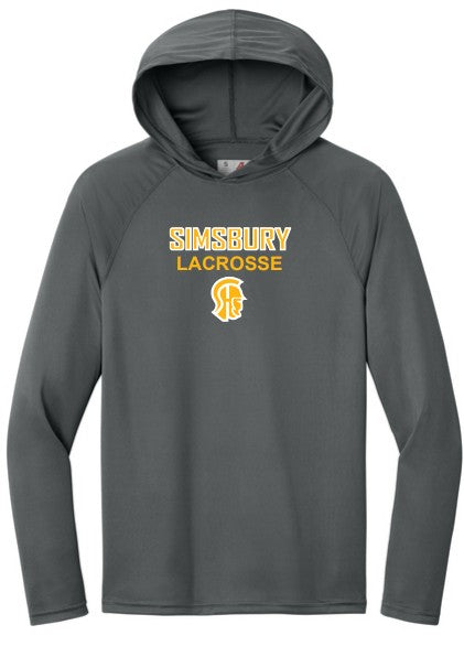 Trojans Lacrosse Cooling Performance Long Sleeve Hooded Tee