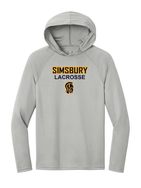 Trojans Lacrosse Cooling Performance Long Sleeve Hooded Tee