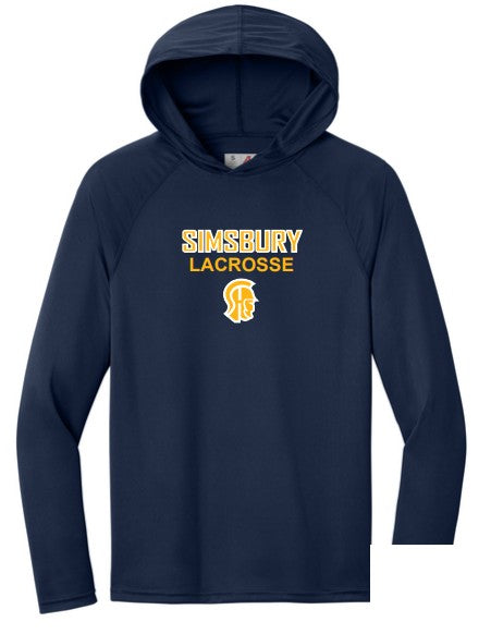 Trojans Lacrosse Cooling Performance Long Sleeve Hooded Tee