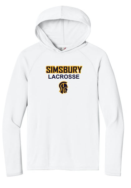 Trojans Lacrosse Cooling Performance Long Sleeve Hooded Tee