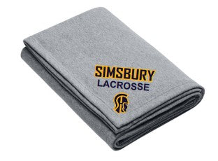 Simsbury Trojans Core Fleece Sweatshirt Blanket