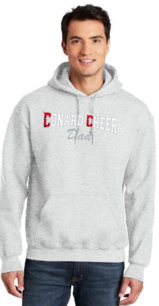 Conard Cheerleading DryBlend® Pullover Hooded Sweatshirt (Dad, Mom, Bestie, Alumni)