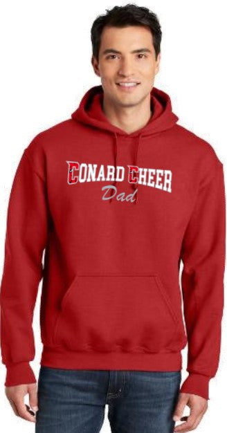 Conard Cheerleading DryBlend® Pullover Hooded Sweatshirt (Dad, Mom, Bestie, Alumni)