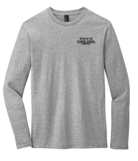 Long Sleeve Adult Shirt Left Front Logo