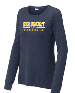 Simsbury Youth Football Ladies Exchange Long Sleeve Crew