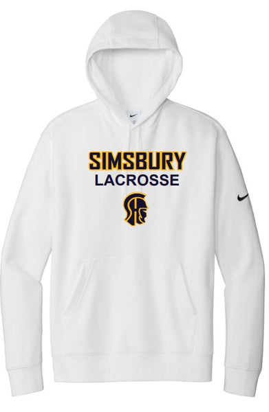Trojan Lacrosse Nike Club Fleece Sleeve Swoosh Pullover Hoodie