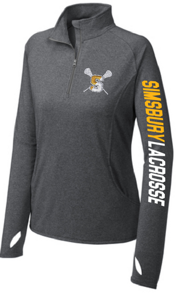 Ladies Sport-Wick® Stretch 1/4-Zip Pullover