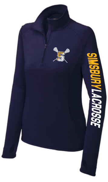 Ladies Sport-Wick® Stretch 1/4-Zip Pullover