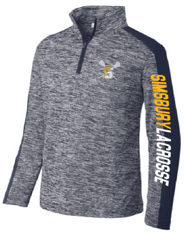 Youth, Adult & Ladies : PosiCharge® Electric Heather Colorblock 1/4-Zip Pullover