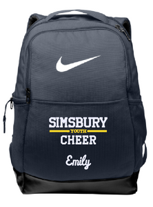 Navy Simsbury Youth Cheer Backpack