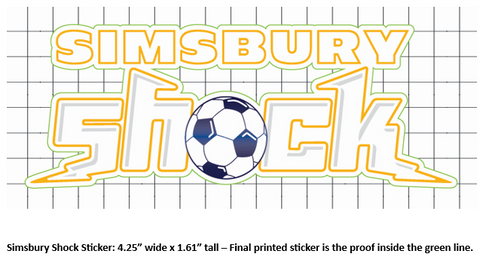 Simsbury Shock Sticker