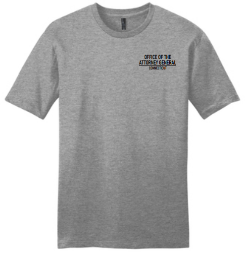Adult T-Shirt with Logo Left Front