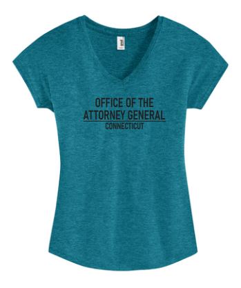 State of Connecticut Attorney General Ladies Tri-Blend T-Shirt