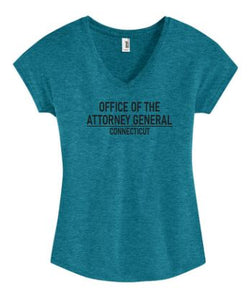 State of Connecticut Attorney General Ladies Tri-Blend T-Shirt
