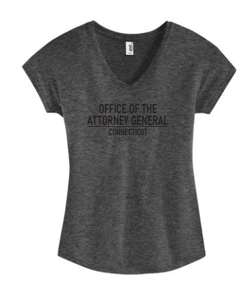 State of Connecticut Attorney General Ladies Tri-Blend T-Shirt