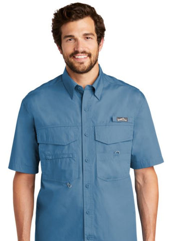 Eddie Bauer Blue Gill Short Sleeve Fishing Shirt