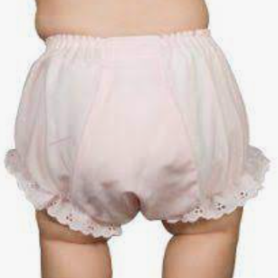 Eyelet Edging Diaper Cover