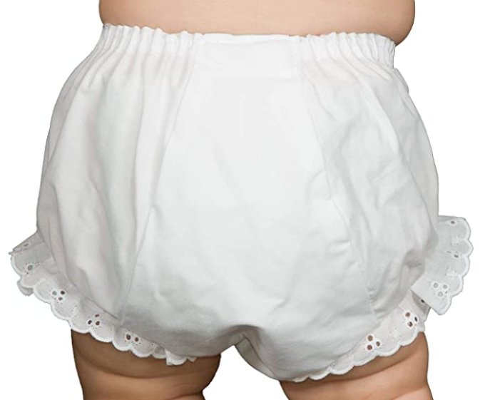 Eyelet Edging Diaper Cover