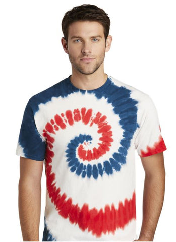 Tie-Dye Tee USA Rainbow