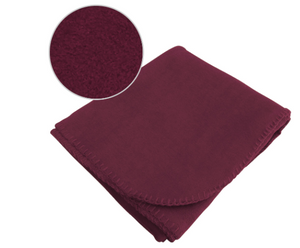 Maroon Fleece Blanket