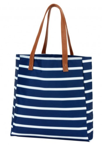 Navy Stripe Tote