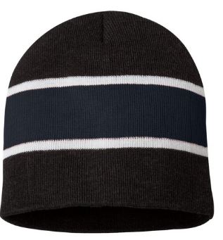 Striped Knit Beanie