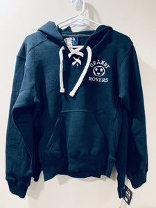 Rovers Hooded Sweatshirt with Laced up Front