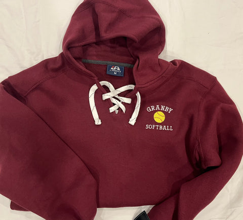 Granby Softball Laced Hoodie