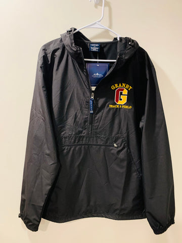 Black G Track & Field Pack-N-Go Pullover