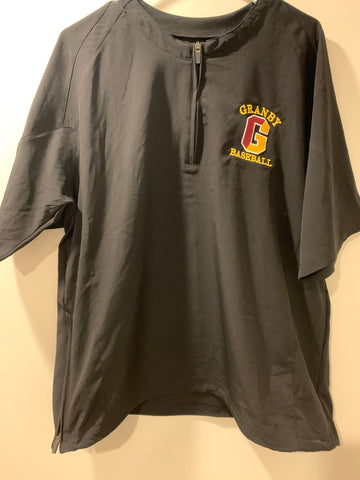 Black Granby Baseball Warmup Shirt