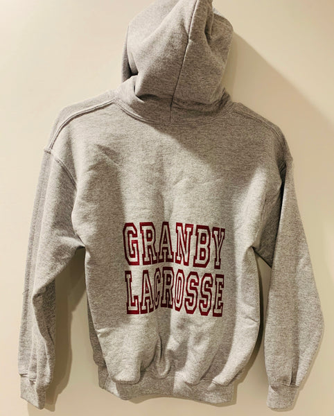 Sport Gray Granby Lacrosse Hoodie