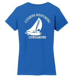 CRC Ladies Heavy Cotton™ 100% Cotton V-Neck T-Shirt