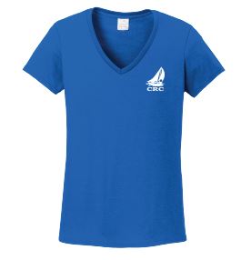 CRC Ladies Heavy Cotton™ 100% Cotton V-Neck T-Shirt